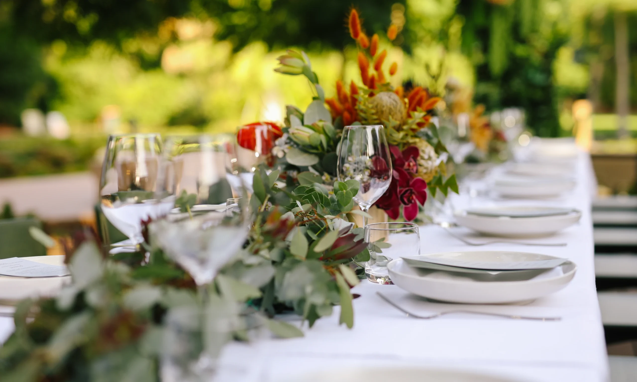 wedding set up